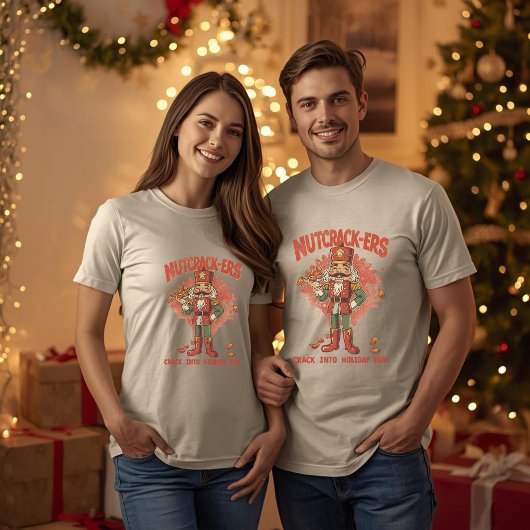 Nutcrack ers - Funny Christmas Nutcracker Pun Tri-Blend Shirt