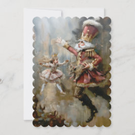 Nutcracke - flache Einladung 12,7 cm x 17,8 cm