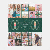 Nutcracker 29 Foto moderne minimale Weihnachtszeit Fleecedecke (Vorderseite)