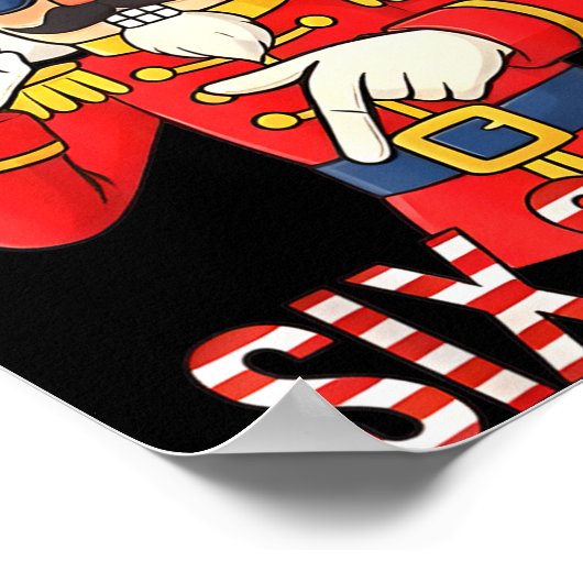 Nutcracker 67 Six Seven Christmas Meme Humor Men W Poster (Ecke)