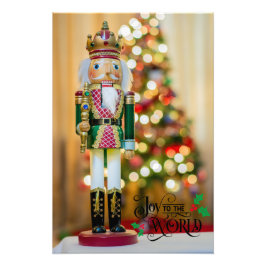 Nutcracker Abbildung Weihnachtsfreude für die Welt Fotodruck