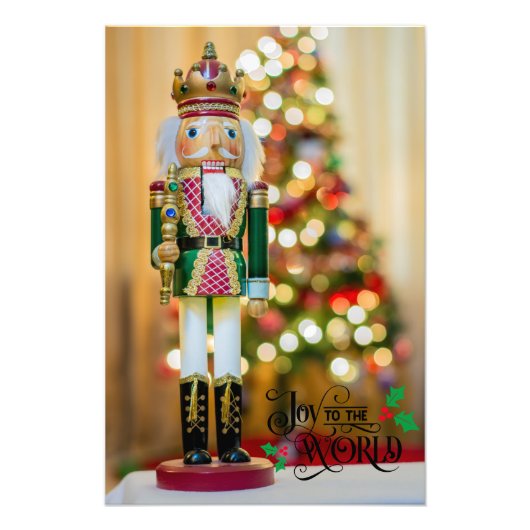 Nutcracker Abbildung Weihnachtsfreude für die Welt Fotodruck (Vorne)