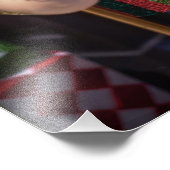 Nutcracker Abbildung Weihnachtswall Art Print Fotodruck (Ecke)