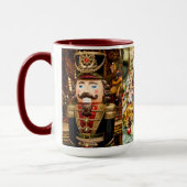 Nutcracker Add Name Weihnachtskaffee Geschenk Tasse (Links)