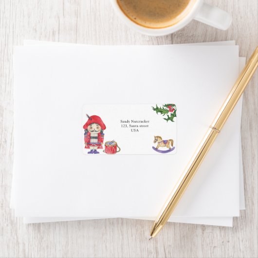 Nutcracker Adressaufkleber (Insitu)