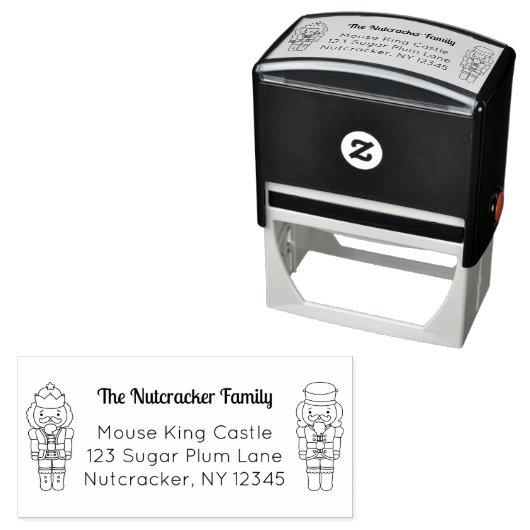 Nutcracker-Adresse Permastempel (Beispiel)