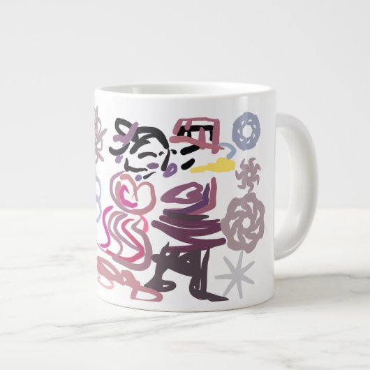 Nutcracker and Ballet winter Jumbo-Tasse (Vorderseite Rechts)
