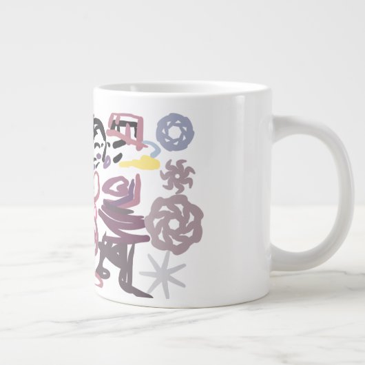 Nutcracker and Ballet winter  Jumbo-Tasse (Rechts)