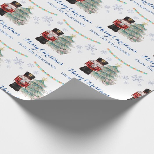 Nutcracker and Mouse King Christmas Geschenkpapier (Ecke)