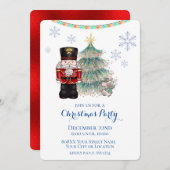 Nutcracker and Mouse King Christmas Party Einladung (Vorne/Hinten)