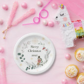 Nutcracker Aquarell niedliche Weihnachten Pappteller (Party)