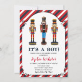 Nutcracker Baby Shower Einladung (Vorderseite)