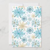 Nutcracker Babydusche Einladung Winter (Rückseite)