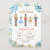 Nutcracker Babydusche Einladung Winter (Vorne/Hinten)