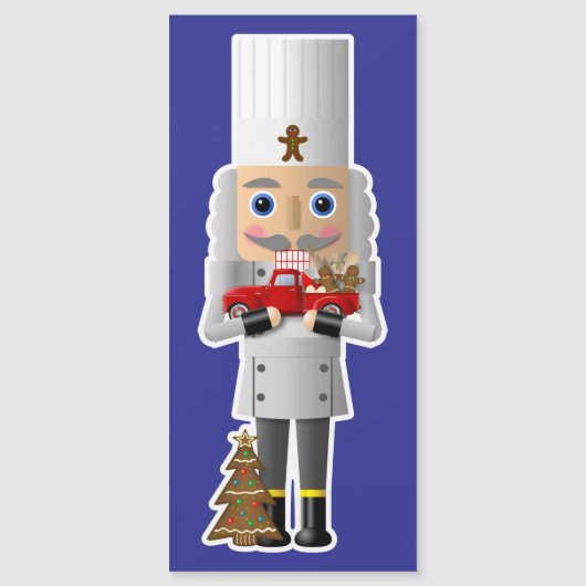 Nutcracker Baker mit wenig Rotem LKW Magnetkarte (Vorderseite)