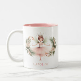 Nutcracker Ballerina Ballerina Pink Zweifarbige Tasse