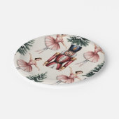 Nutcracker Ballerina ballet dancer christmas tree Pappteller (Schrägansicht)