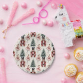 Nutcracker Ballerina ballet dancer christmas tree Pappteller (Party)