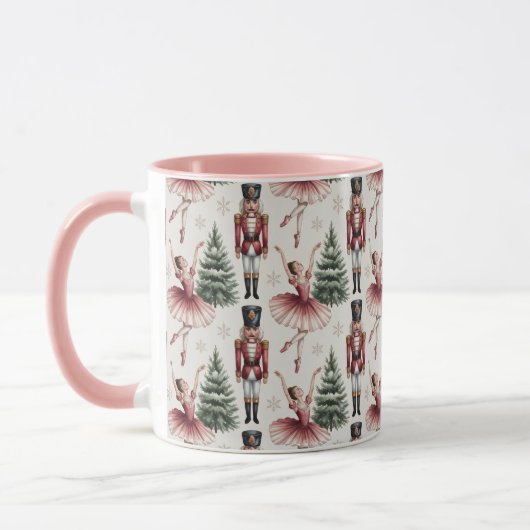Nutcracker Ballerina ballet dancer christmas tree Tasse (Links)