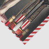 Nutcracker & Ballerina Black Gold Frohe Weihnachte Seidenpapier (Ausschnitt)