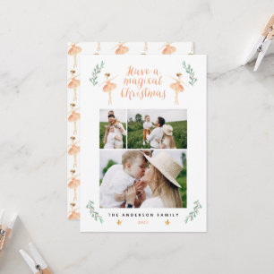 Nutcracker Ballerina botanische 3 Foto Weihnachten