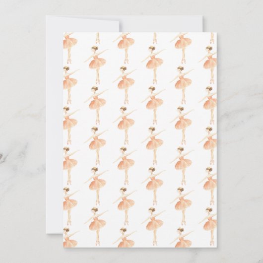 Nutcracker Ballerina botanische niedliche Weihnach (Rückseite)