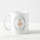 Nutcracker Ballerina botanische niedliche Weihnach Kaffeetasse (Links)