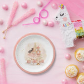 Nutcracker Ballerina Christmas Pappteller (Party)