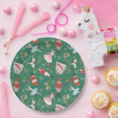 Nutcracker Ballerina Christmas Pappteller (Party)