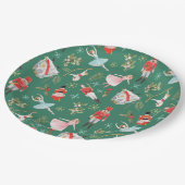 Nutcracker Ballerina Christmas Pappteller (Schrägansicht)