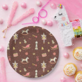 Nutcracker Ballerina Christmas Pappteller (Party)