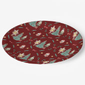 Nutcracker Ballerina Christmas Pappteller (Schrägansicht)