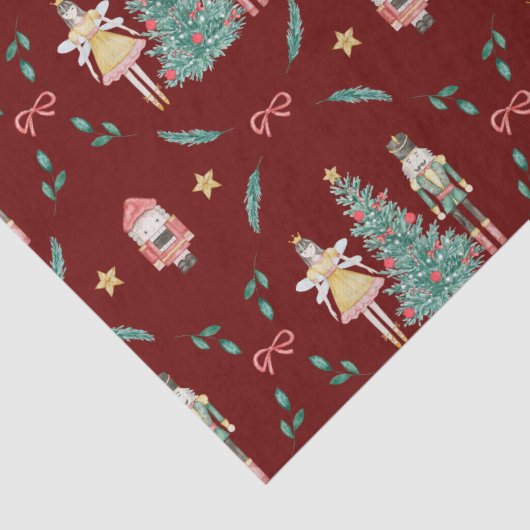 Nutcracker Ballerina Christmas Seidenpapier (Detail)