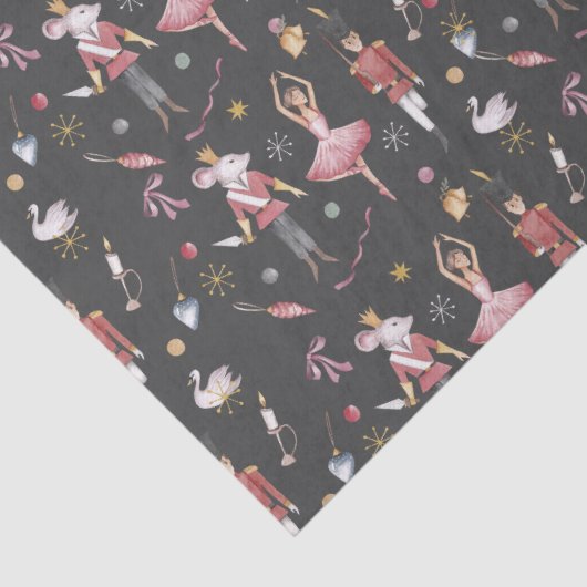 Nutcracker Ballerina Christmas Seidenpapier (Detail)