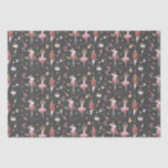 Nutcracker Ballerina Christmas Seidenpapier<br><div class="desc">Nutcracker Ballerina Weihnachtsverpackung,  so ein auffälliges Design.</div>