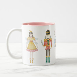 Nutcracker Ballerina Einzigartiges Pastel Weihnach Zweifarbige Tasse