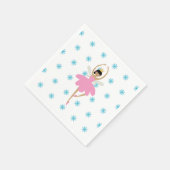 Nutcracker Ballerina Fairy Illustration Serviette (Ecke)