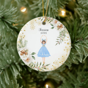 Nutcracker Ballerina Keramik Ornament