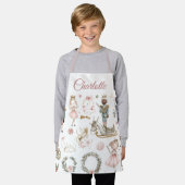 Nutcracker & Ballerina Kids Apron | Custom Name Schürze (Getragen)