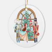 Nutcracker Ballerina Mouse King Personalisiert Keramik Ornament (Links)