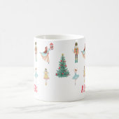 Nutcracker & Ballerina Niedliche Weihnachten Kaffeetasse (Mittel)