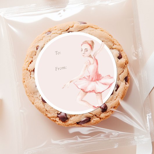 Nutcracker Ballerina “To/From” Christmas Sticker