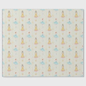 Nutcracker Ballerina Vintage Weihnachten Geschenkpapier (Flach)