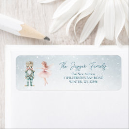 Nutcracker Ballerina Weihnachts-Rücksendeadresse