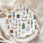 Nutcracker Ballerina Weihnachtsfeier Pappteller