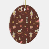 Nutcracker Ballerina Weihnachtsgeschenke Keramik Ornament (Rechts)