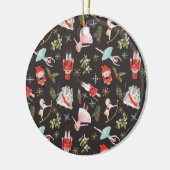 Nutcracker Ballerina Weihnachtsgeschenke Keramik Ornament (Links)