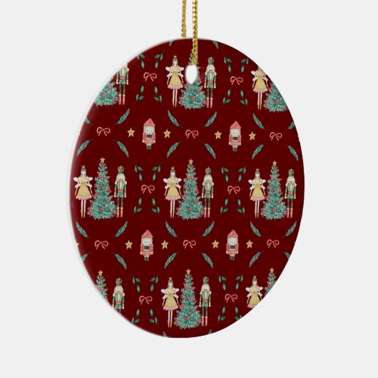 Nutcracker Ballerina Weihnachtsgeschenke Keramik Ornament (Rechts)