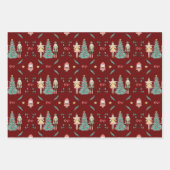 Nutcracker Ballerina Weihnachtswrapping Paper Sie Geschenkpapier Set (Vorderseite 2)