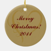 Nutcracker Ballerinas Weihnachtsgeschenk Keramikornament (Hinten)